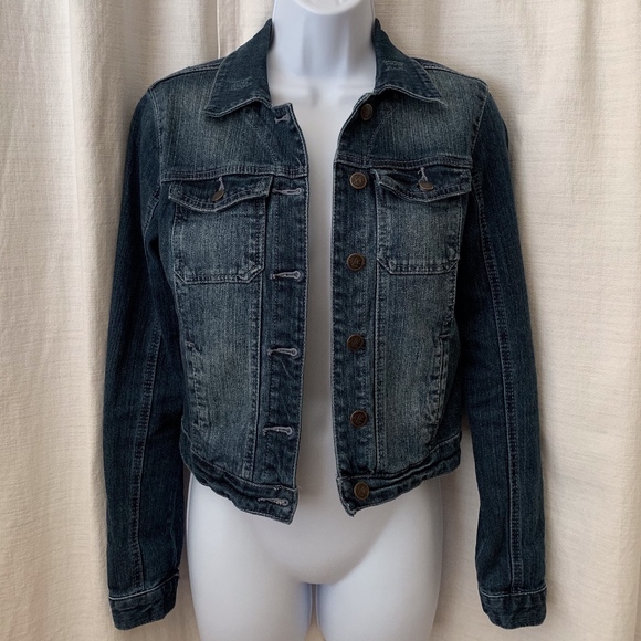 EUC- American Rag Dark/Distressed Denim Jacket! - Picture 3 of 6